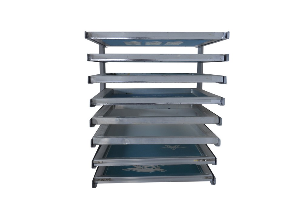 25" x 28" Screen Frame Rack Shelf Storage Holder 8 Layers Screen Drying Rack