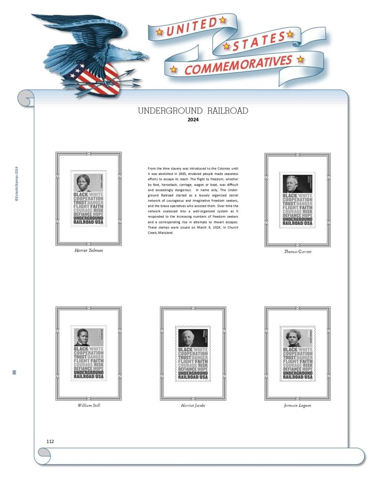 2024 U.S. Commemorative Singles COMPLETE Supplement (White Ace Alternative)