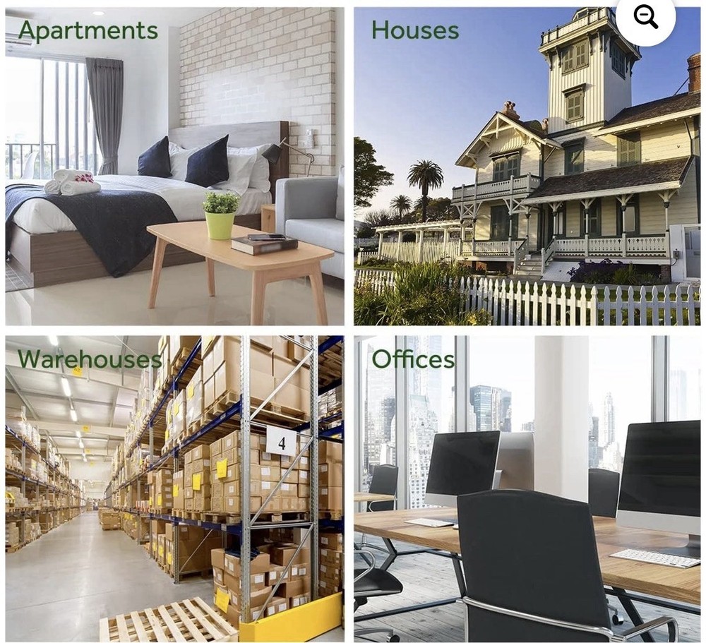 Wireless Plug-In Lighted Doorbell Receiver & Button, Plastic, White/Blue