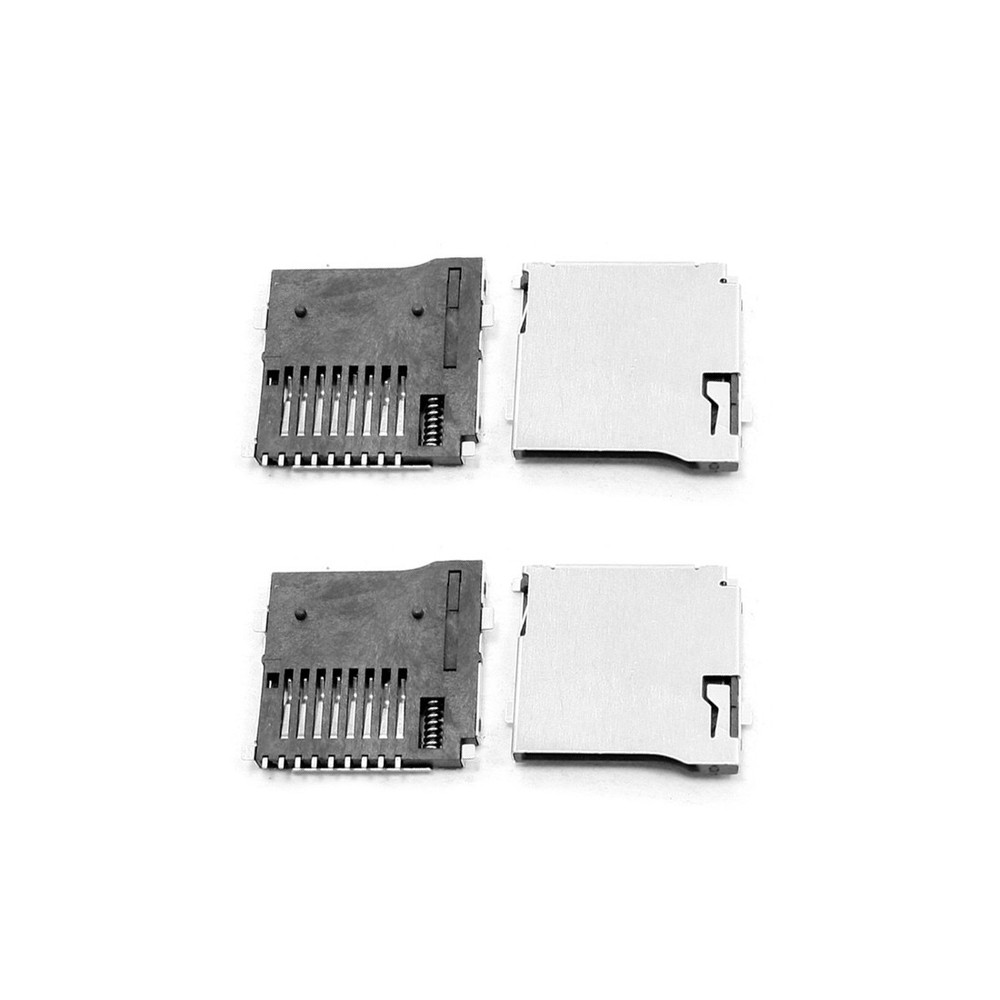 5 Pcs Micro SD Memory Card Socket Slot Spring Loaded,FOR Micro SD Memory Card