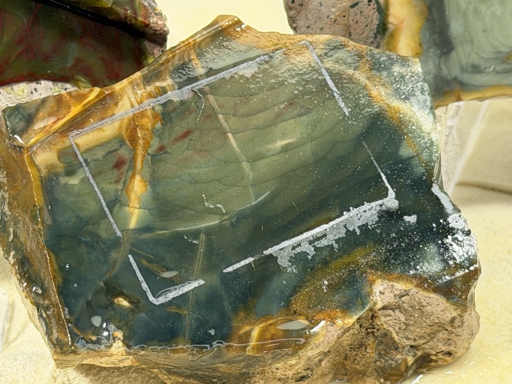 Morrisonite Jasper slabs 5 Pcs, Lot #132