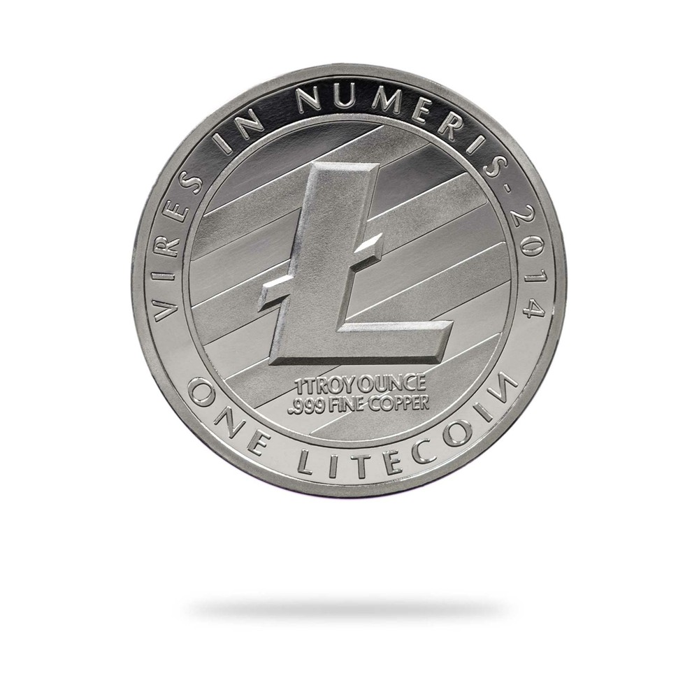 Cryptochips | Litecoin (LTC) Physical Crypto Coin | Collectable Cryptocurrency