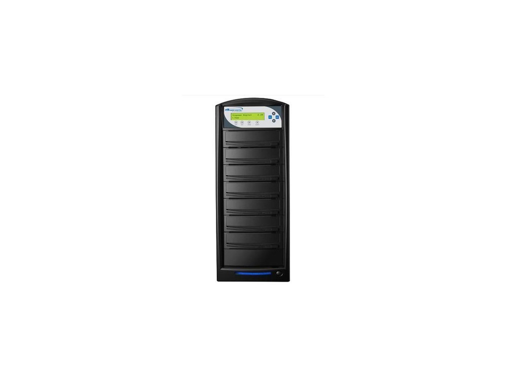VINPOWER Black 1 to 6 128M Buffer Memory SharkCopier DVD/CD Tower Duplicator wit