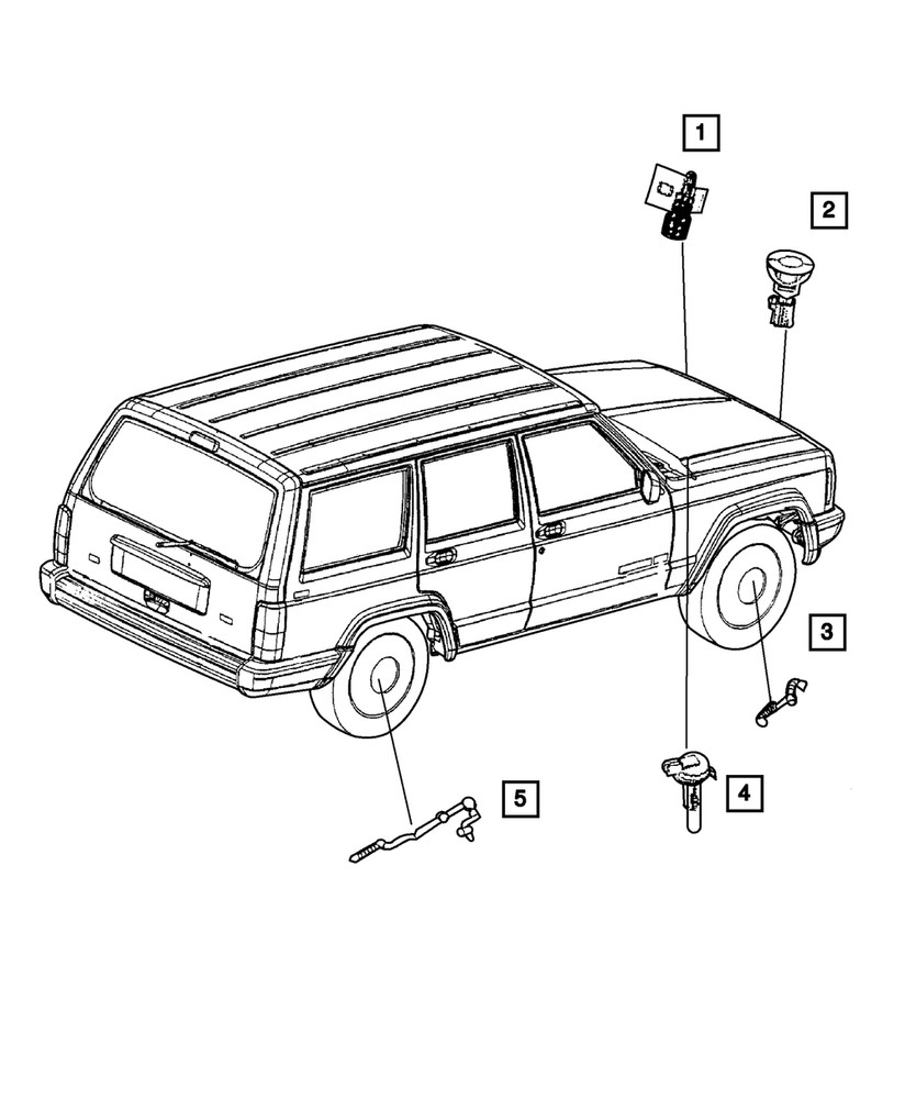 Genuine Mopar Ambient Temperature Sensor 4688204AB