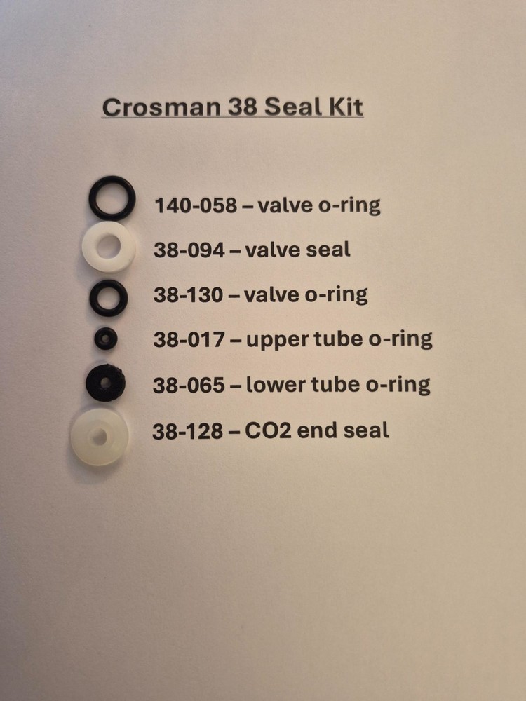 Crosman 38 Seal Kit