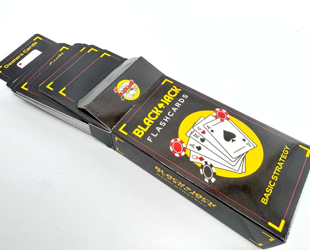 Blackjack Basic Strategy Flashcards | Beginner Casino Strategy Cards