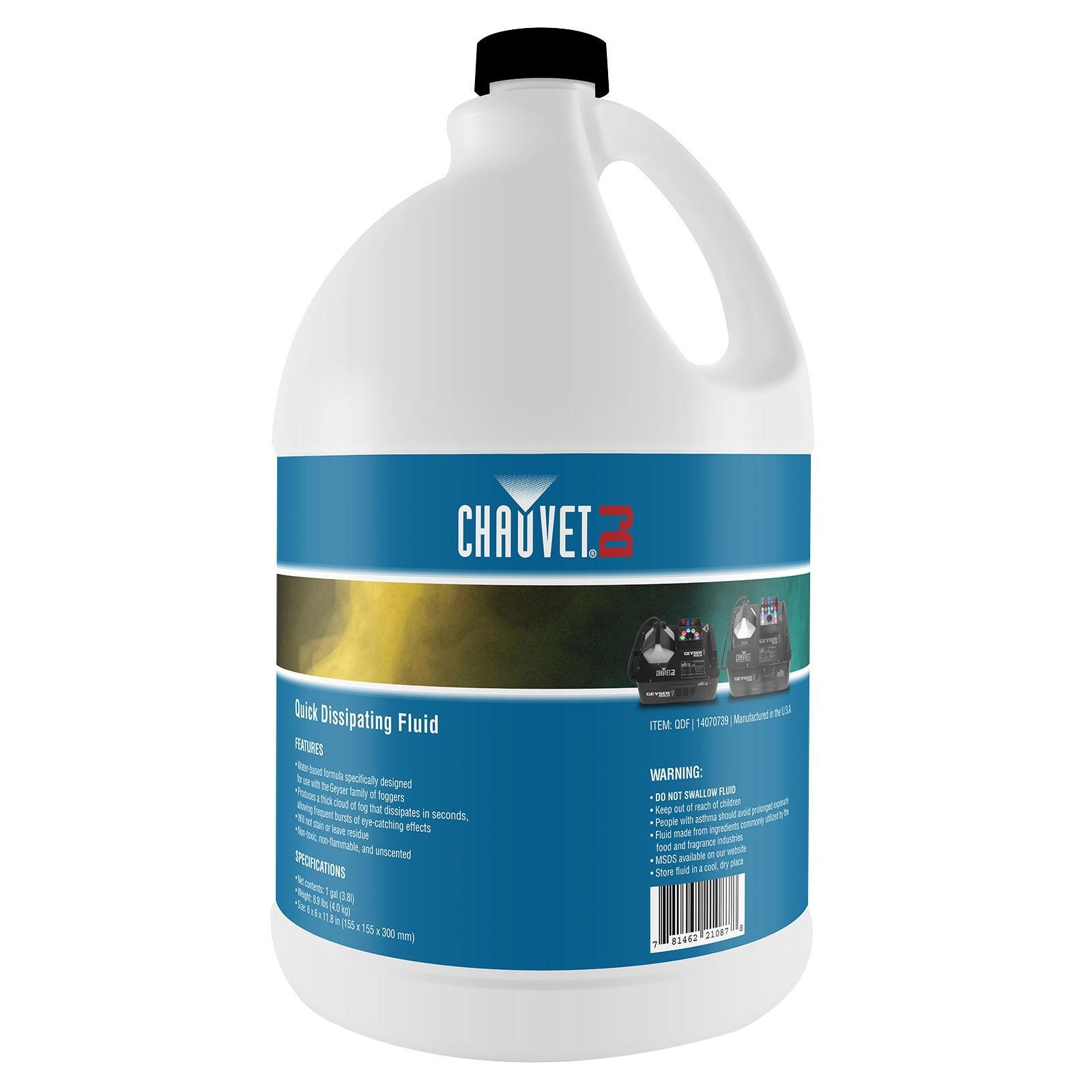 Chauvet DJ QDF Quick Dissipating Fog/Smoke Juice/Fluid 4 Gal