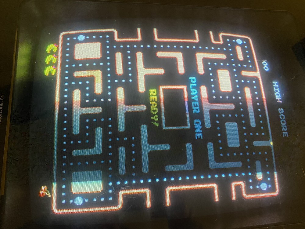 Vintage MS PAC-MAN ARCADE MACHINE COCKTAIL TABLE -original