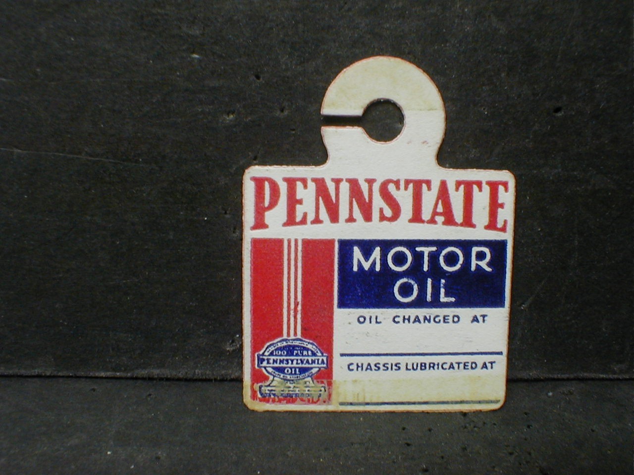 10 lot VINTAGE MOTOR OIL COMPANIES OIL CHANGE & LUBE DIPSTICK TAGS