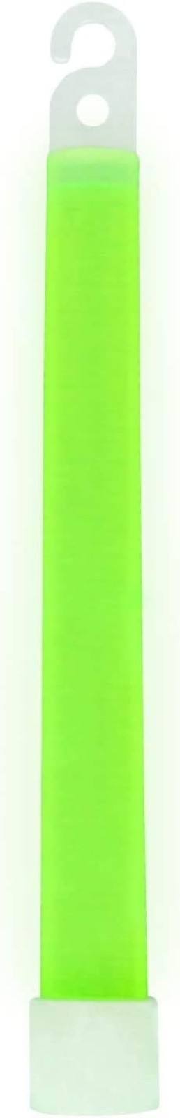 Green Glow Sticks - 6” Snap & Light Sticks, 12 Hour Brightness, 6 Pack