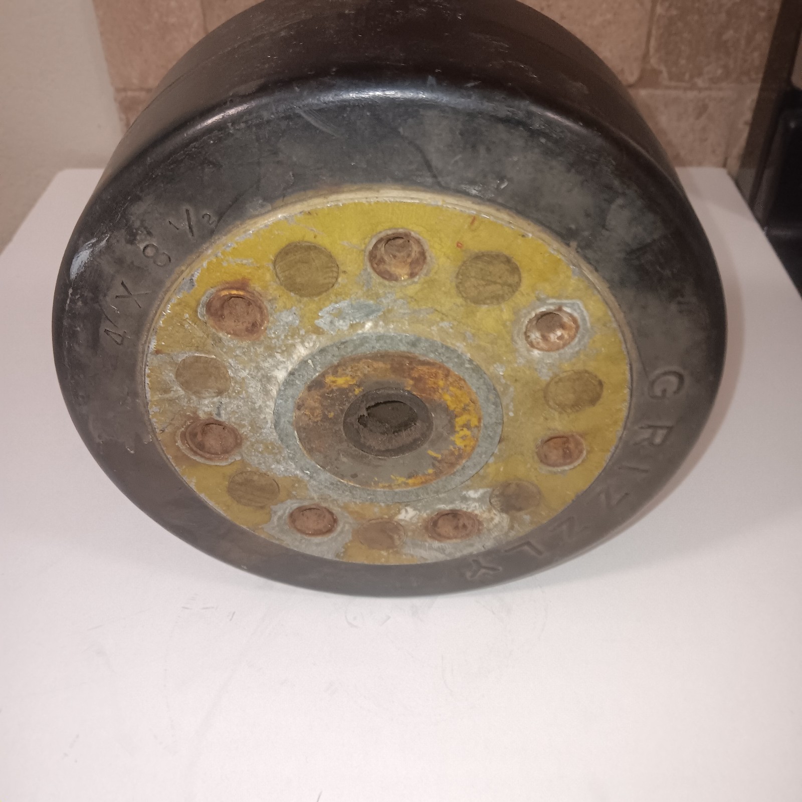 WW2 WWII US Fighter Aircraft Tail Wheel 4 x 8 1/2 By Grizzly