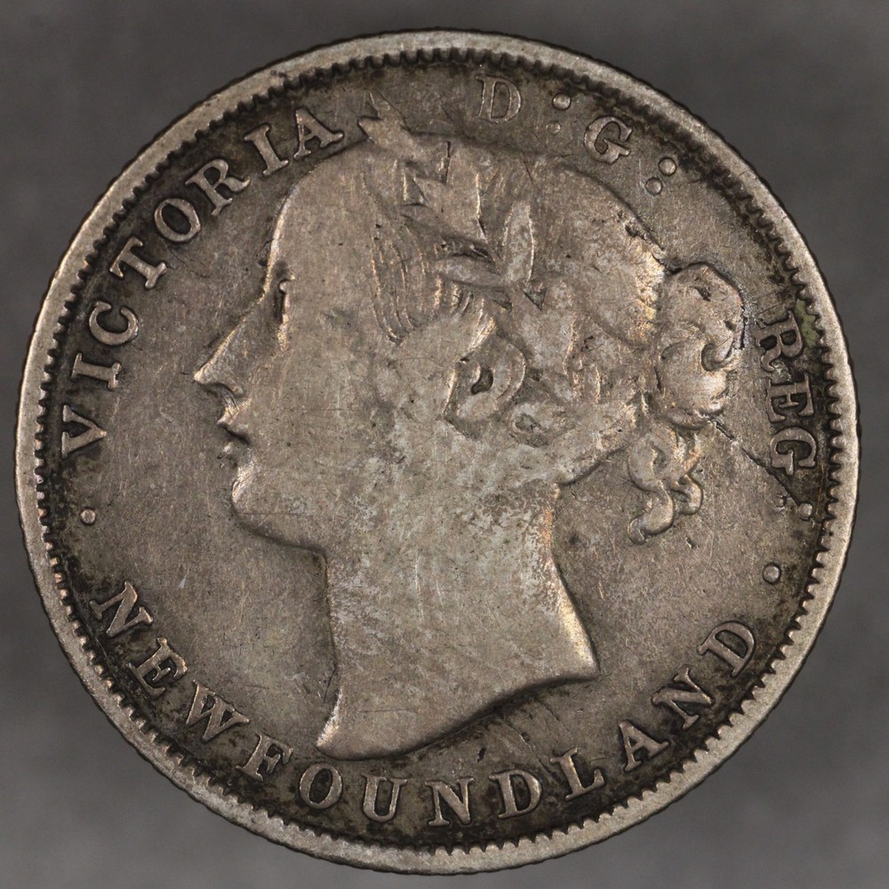 1880 Newfoundland Silver 20 Cents