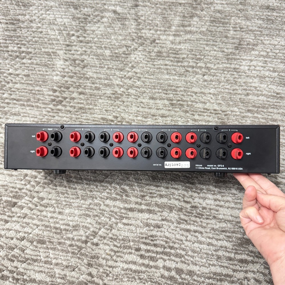 ADCOM GFS-6 Speaker Selector Amp Protection
