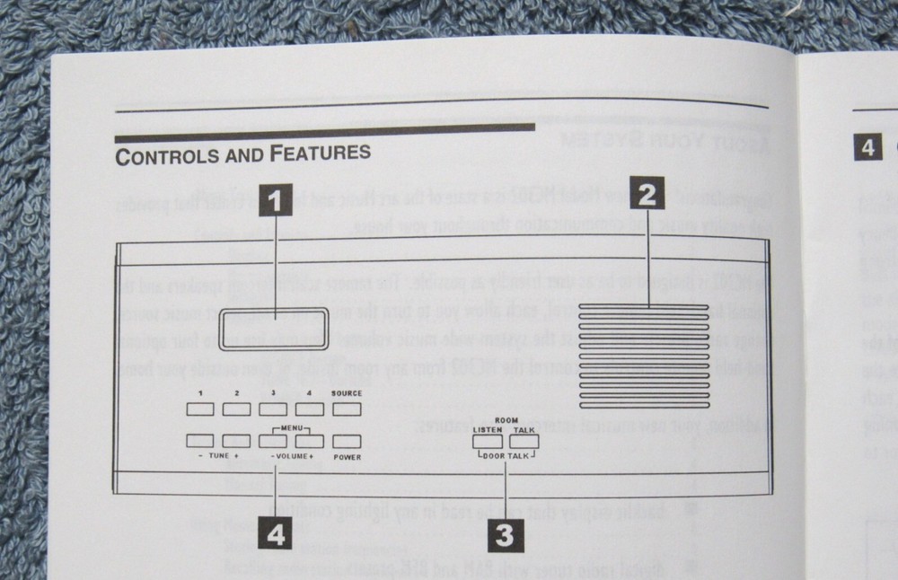 MC302 Owner's Guide - Operating Instructions - Manual M&S Home Intercom