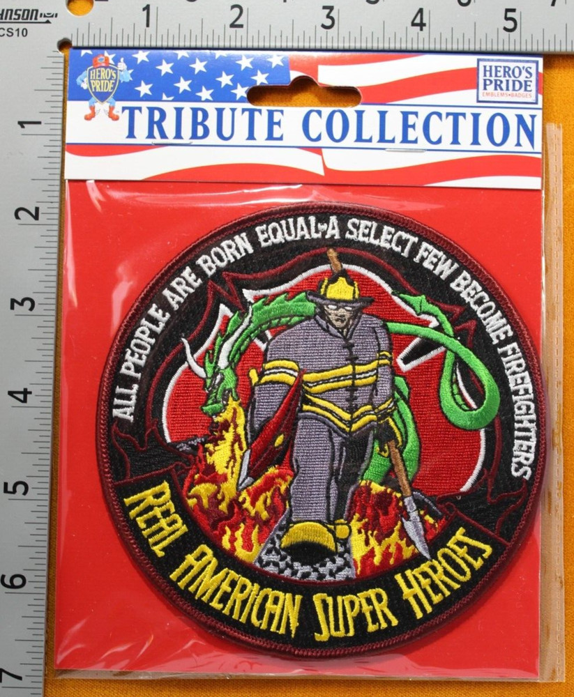 5" Real American Super Hero Fire Patch