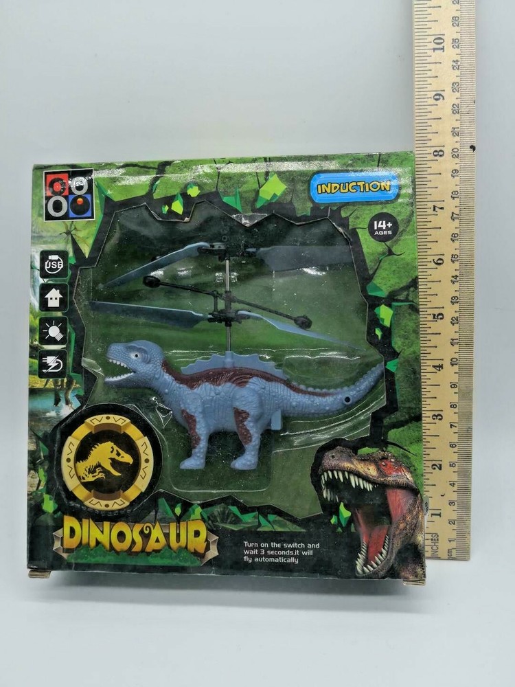 Flying Dinosaur Helicopter Induction USB-Rechargeable Sensor controlled Toy US