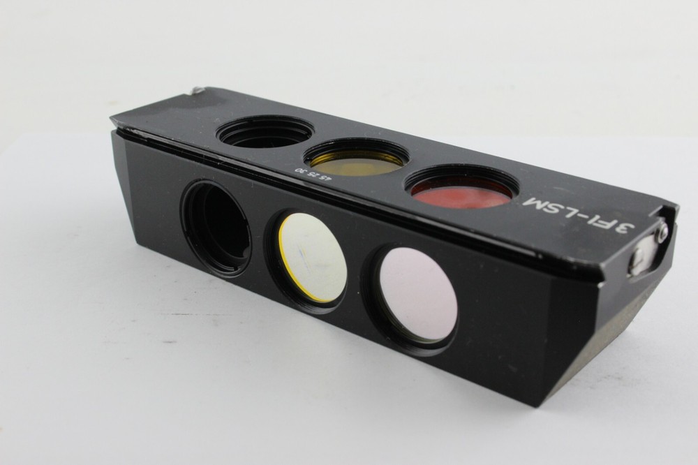 Zeiss Axioskop Axiovert 135 3FL LSM Fluorescence Cube Sider Microscope