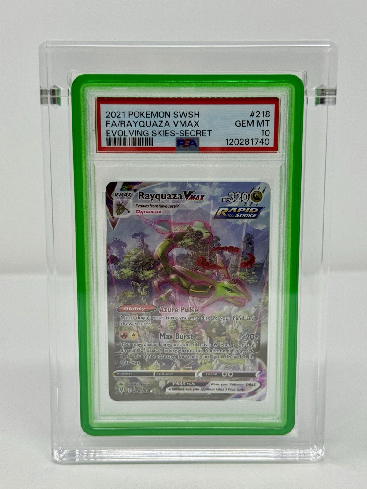 PSA Graded Card Acrylic Display Case With GradedGuard / Bumper Magnetic Top