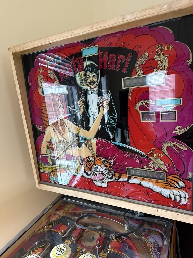 Bally Mata Hari Original Pinball Machine Arcade Game