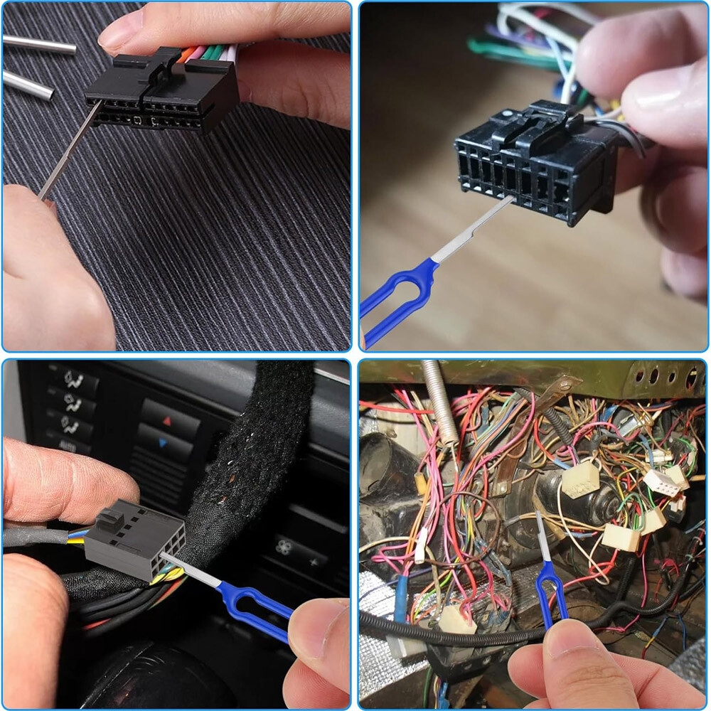 41x Pin Extractor Removal Kit Tool Terminal Ejector Connector w/ Protective Bag