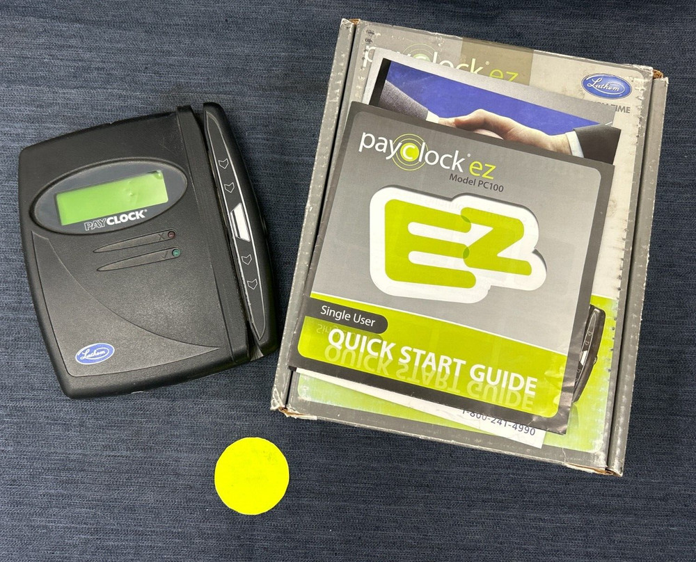 LATHEM TIME & ATTENDANCE SYSTEM MODEL PC100