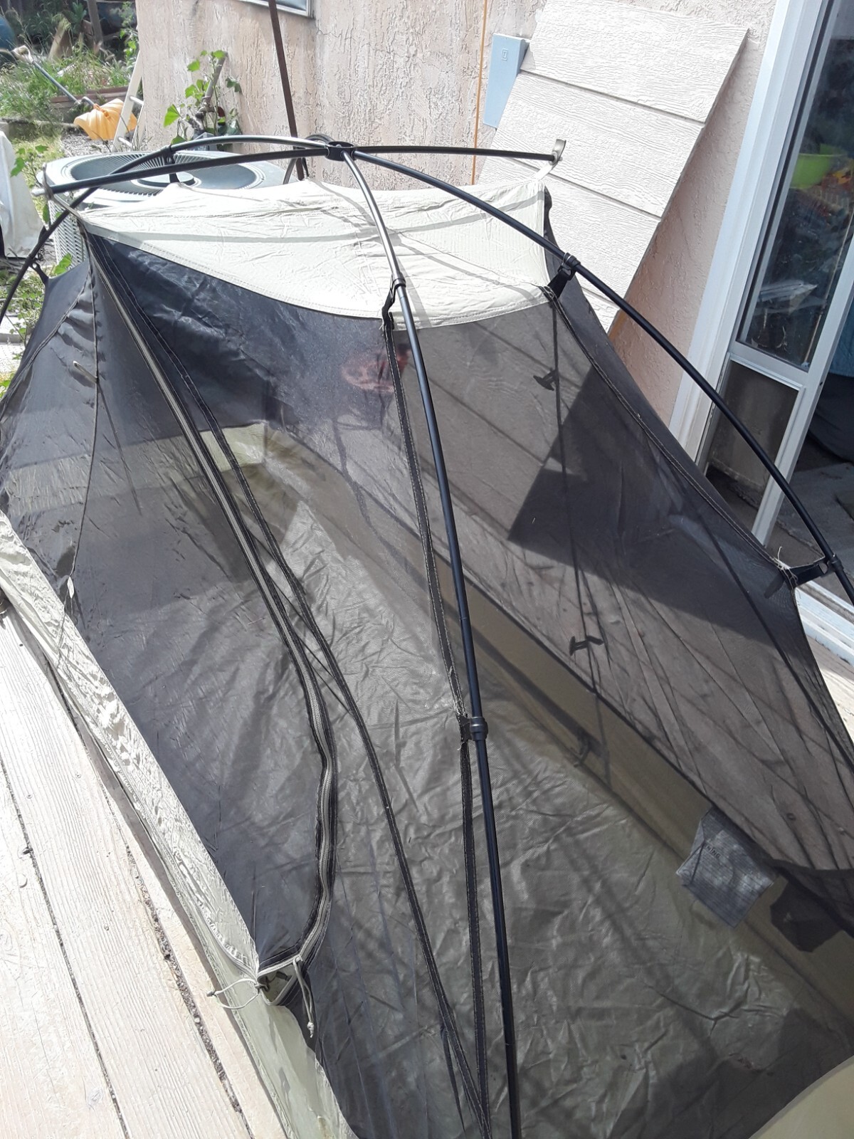 USGI Lite Fighter One Man Tactical Tent Tan Exc