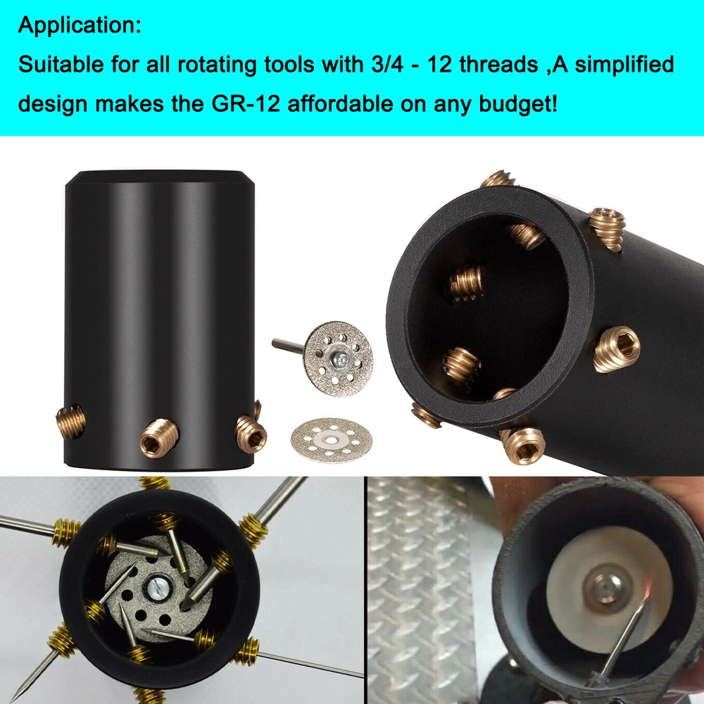 GR-12 TIG Welding Tungsten Electrode Multi-Angle Offsets Sharpener Grinder Tool~