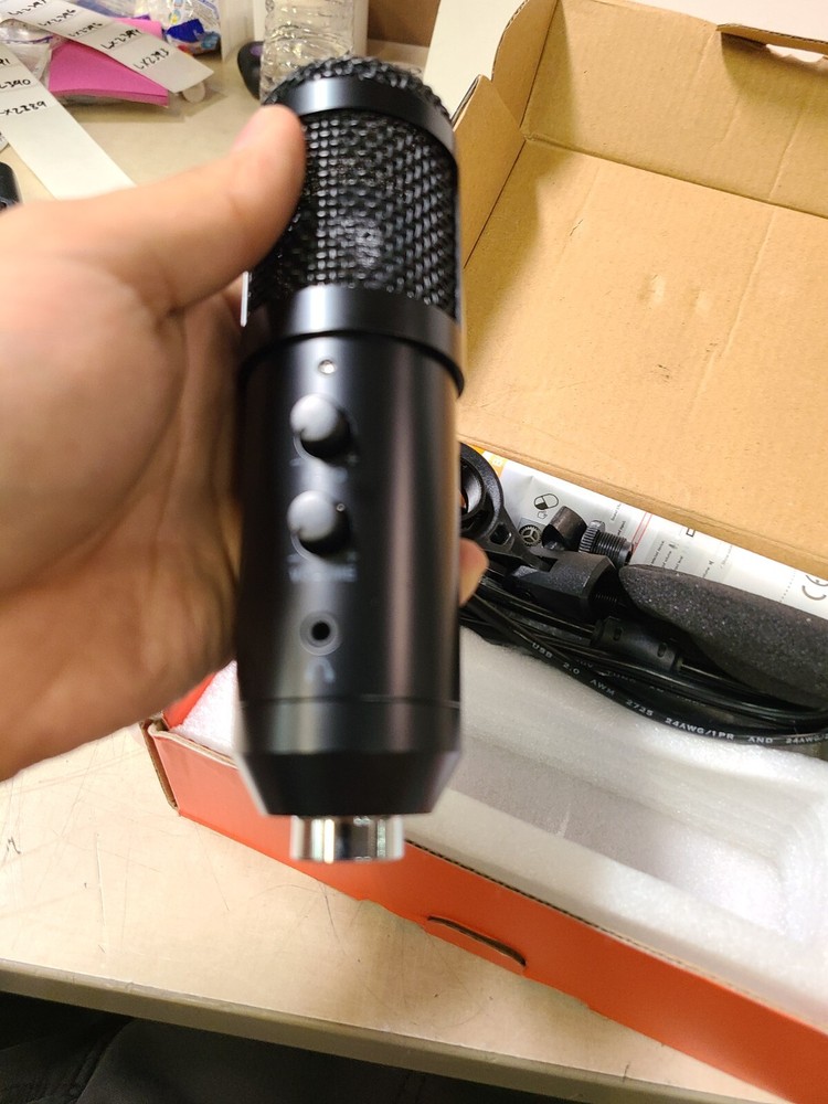 NASUM USB Computer Microphone, Enhanced Condenser USB Microphone AK 1