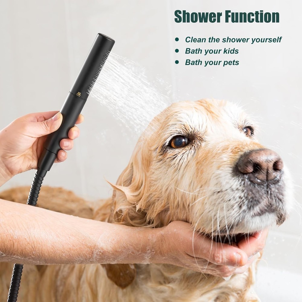Brass 2 In1 Function Handheld Spray Hand Shower High Pressure Handheld