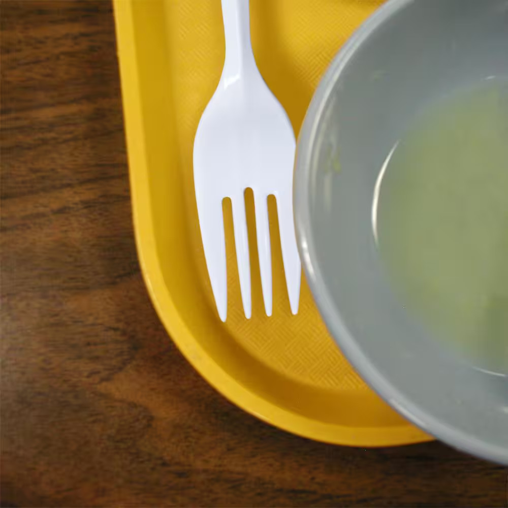 1000-Piece White Medium Weight Polypropylene Fork
