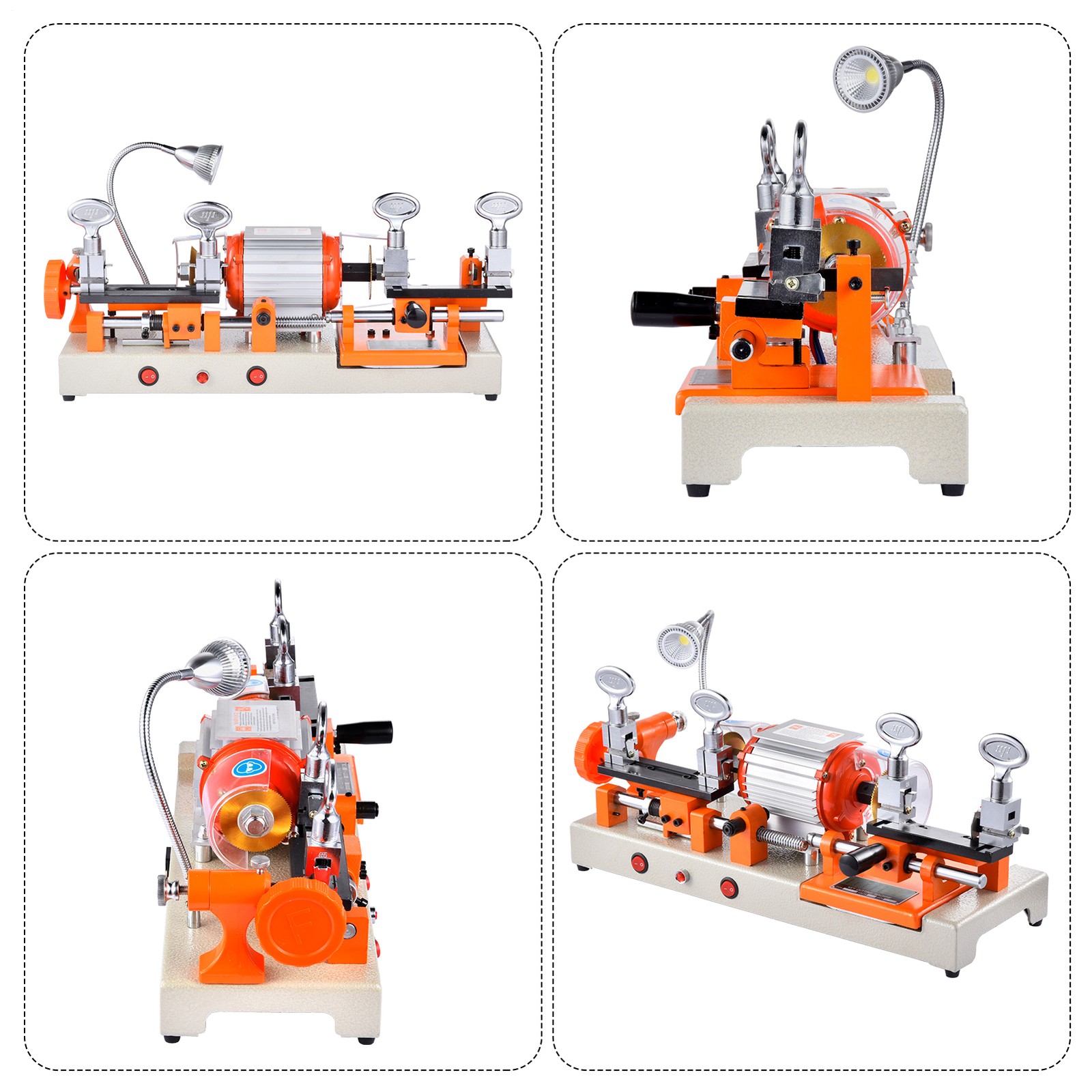 Two-sided Key Cutting duplicating Machine Cutter Car Key Copier Locksmith Tools-