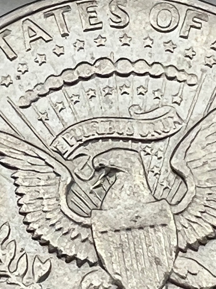 RARE 1972 Kennedy Half Dollar - No Mint Mark, Multi Errors