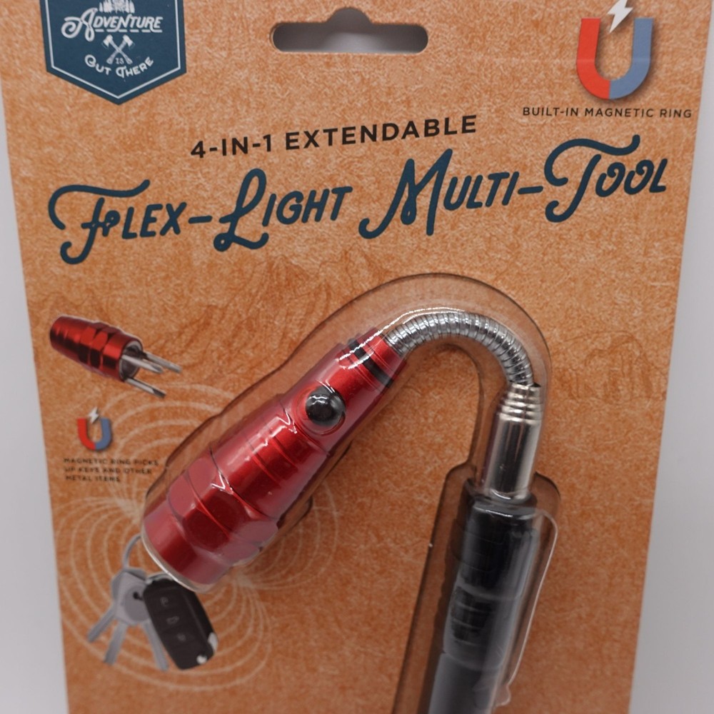 NEW Samsonico 4-in-1 Extendable Flex-Light Multi-Tool Fathers day Gift Camping