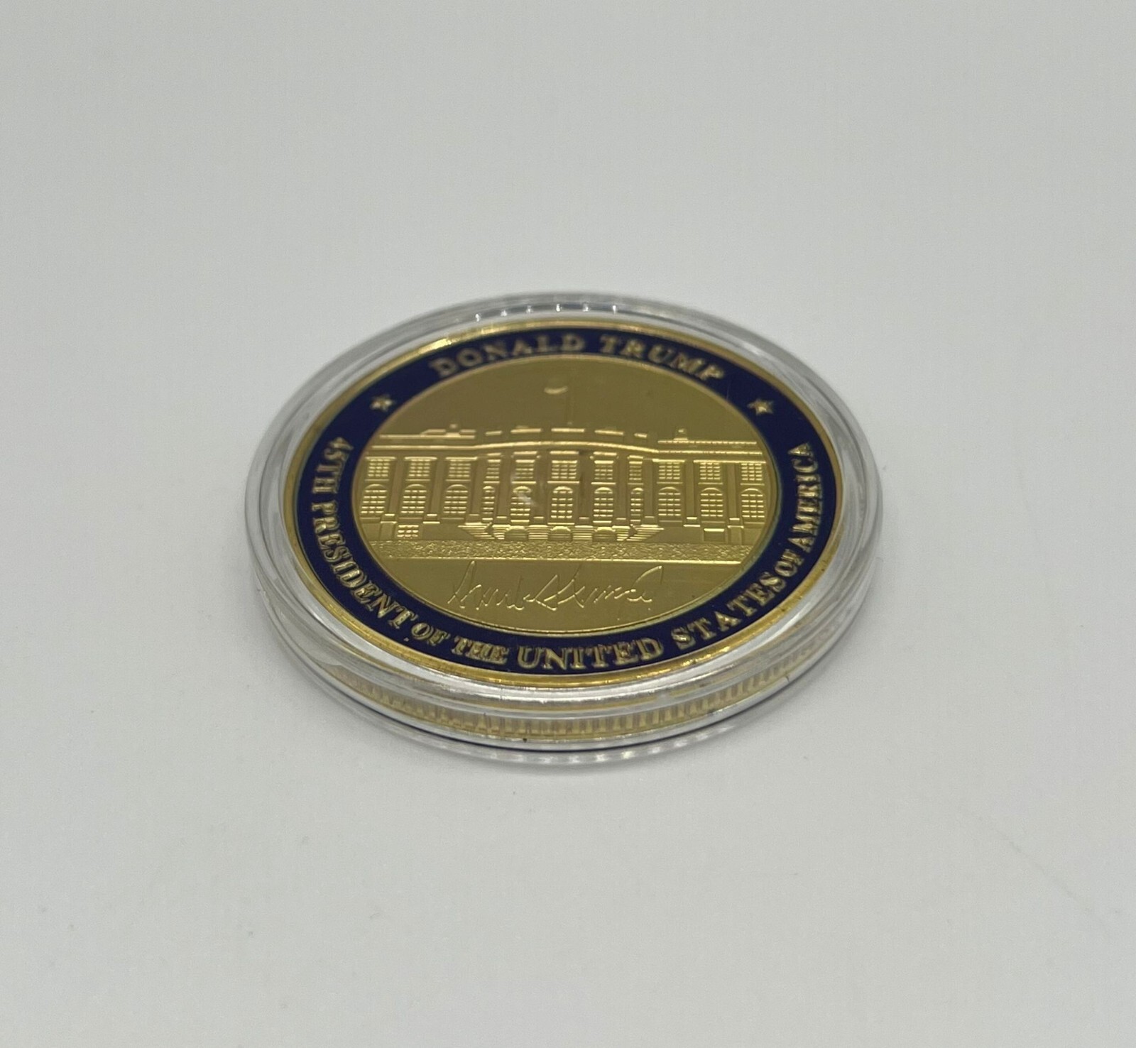 Donald Trump Seal of The President Coin Gold Plated Collectible