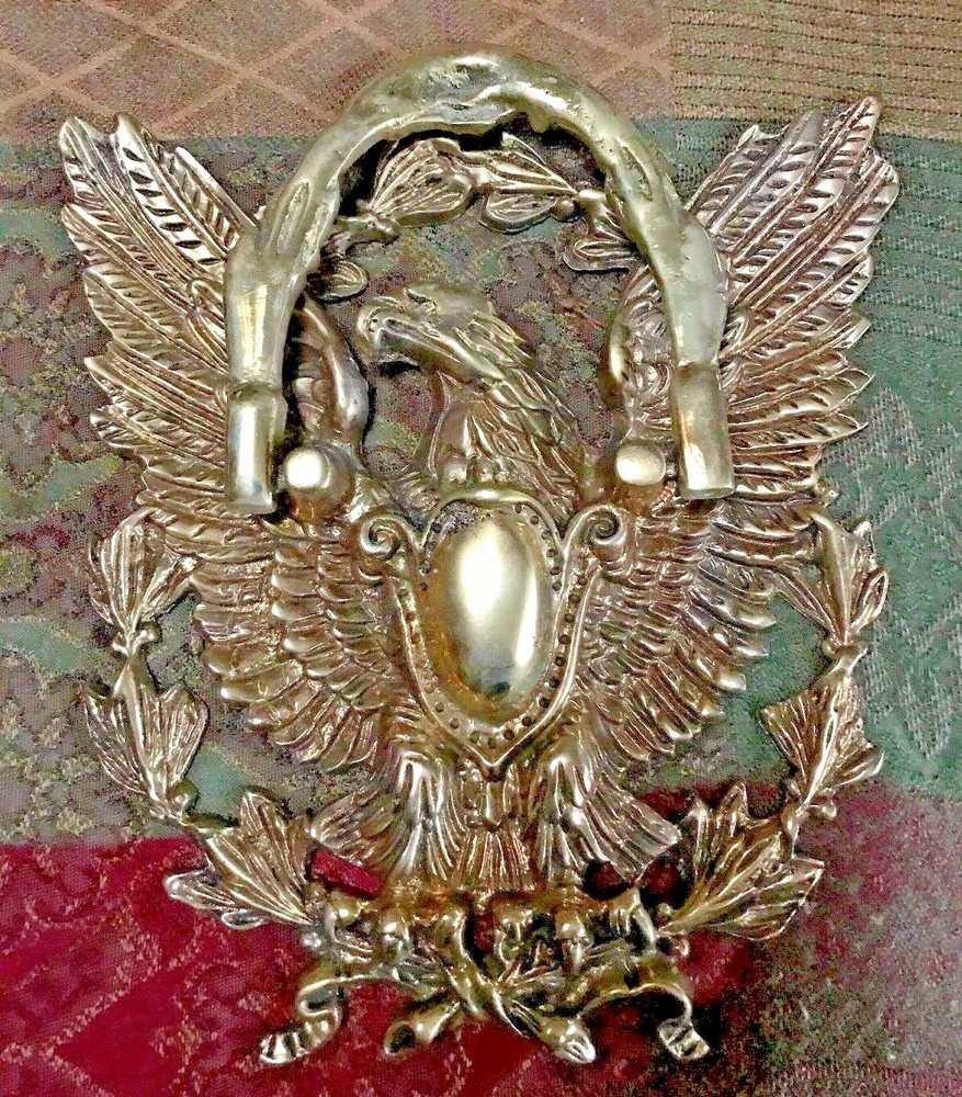 Solid Brass American Eagle Door Knocker