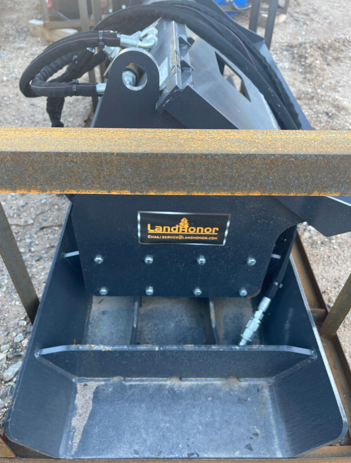 72" Vibratory Plate Soil Gravel Compactor Skidsteer Attachment Kubota Bobcat CAT