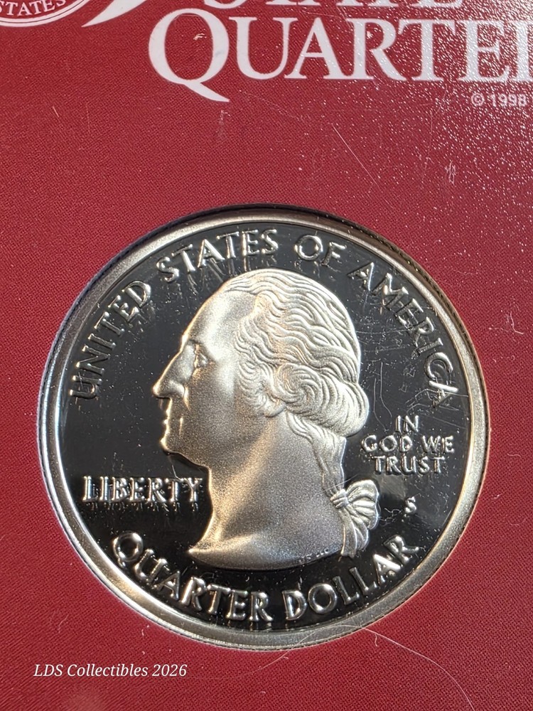 5 Silver Proof U.S. Mint 2004 State Quarter Coin Set