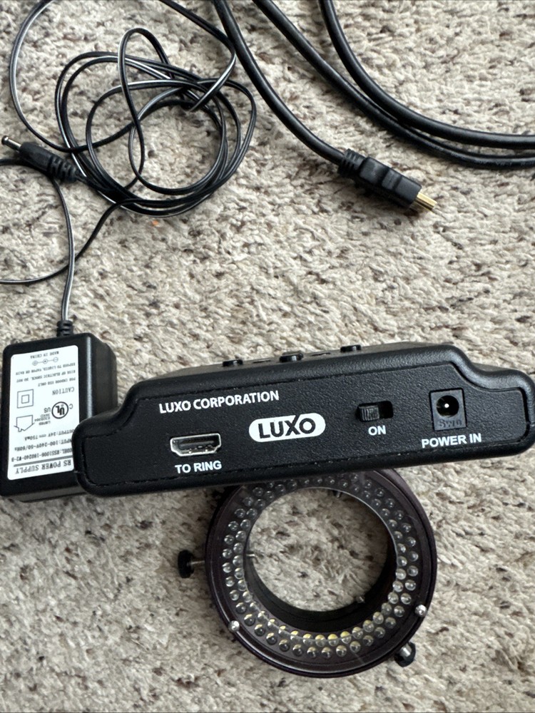(Works) Luxo Microscopes By Unitron 18743 - Dimmable LED High Output Ring Light
