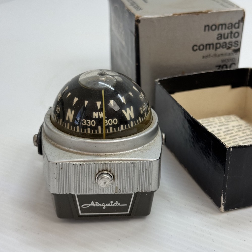 Vintage Airguide Auto Compass No. 79 Deluxe UNTESTED