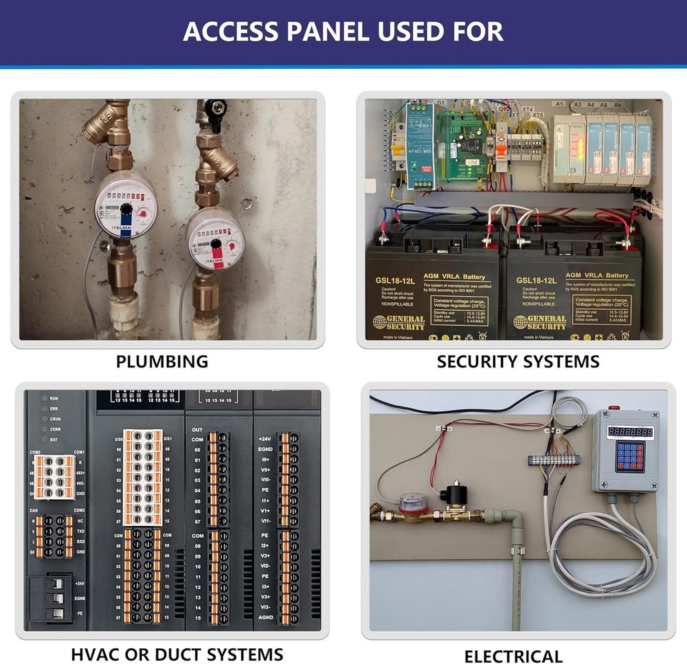 Durable Spring-Fit Access Panel 14"x14" - 16"x16" for Seamless Decor Integration
