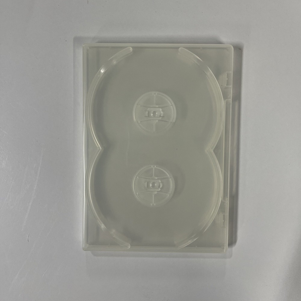 DVD Case - 4 Disc - Clear - Brand New Replacement