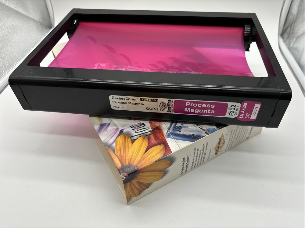 Zero Nine Process Magenta Foil Gerber Edge Printer Edge 2 Le SHELVE 2C