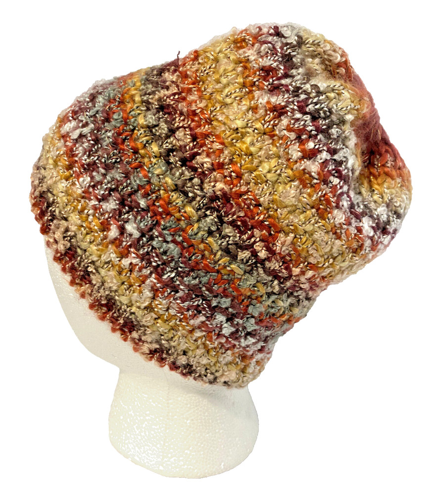 Conbipel Cappelli Womens Hat Winter Beanie Cap Multi Colored NEW