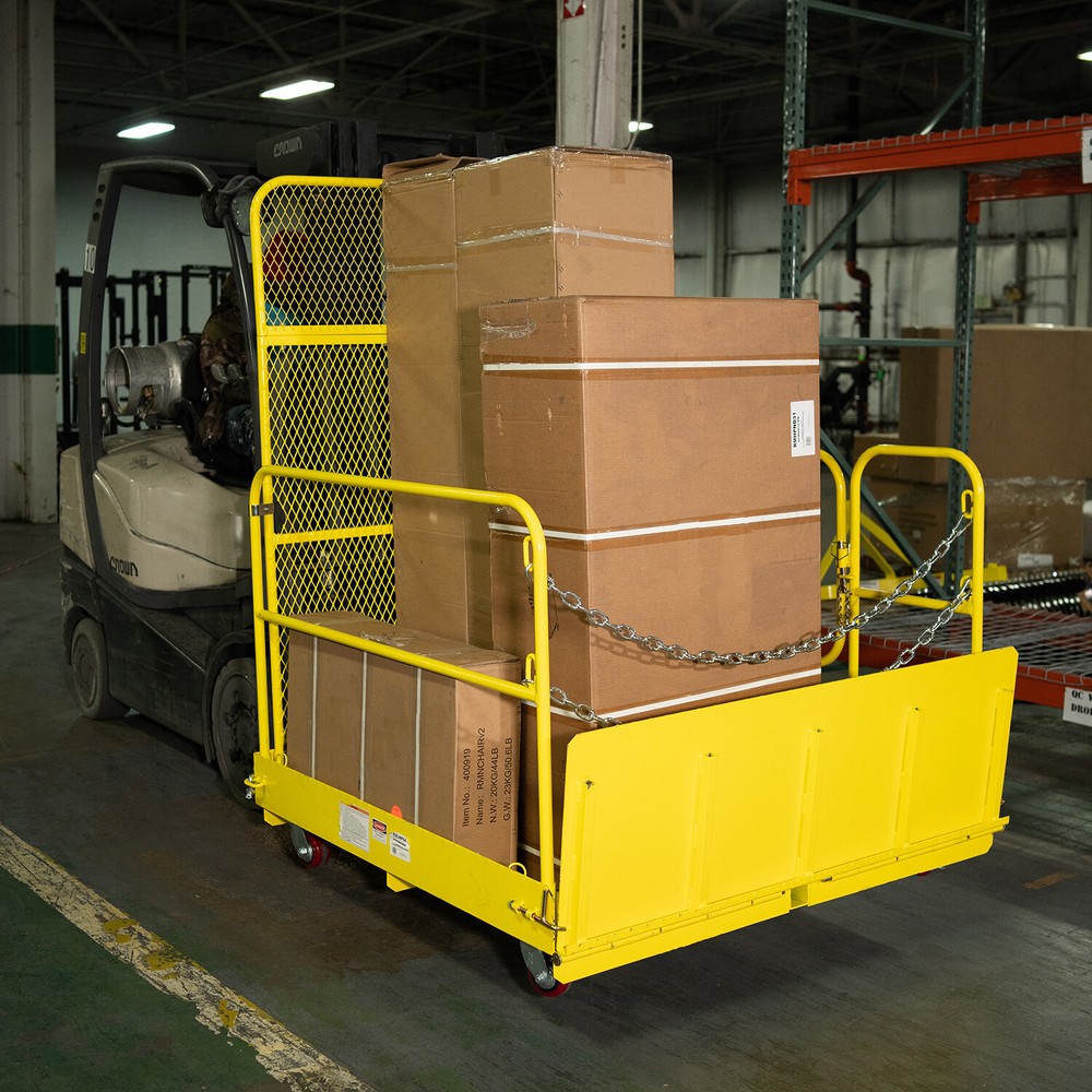 Titan Attachments 54-in Wide Mobile Easy Loading Work Platform