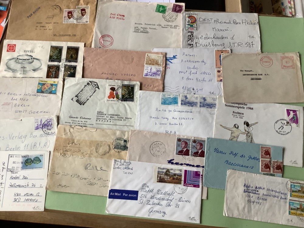 worldwide covers & postcards 37 items Ref A1877