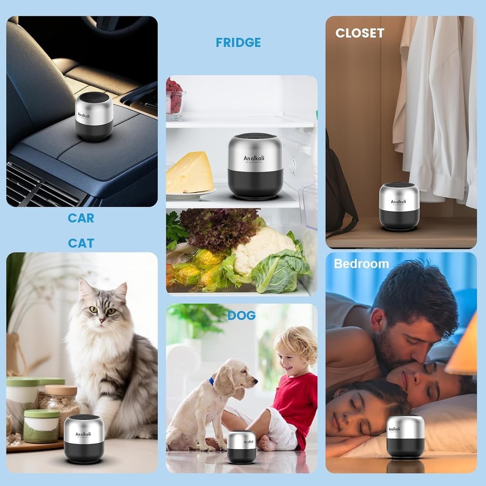 Ultimate 4-Pack Refrigerator Deodorizer – 10- Odor Solution for Every Space