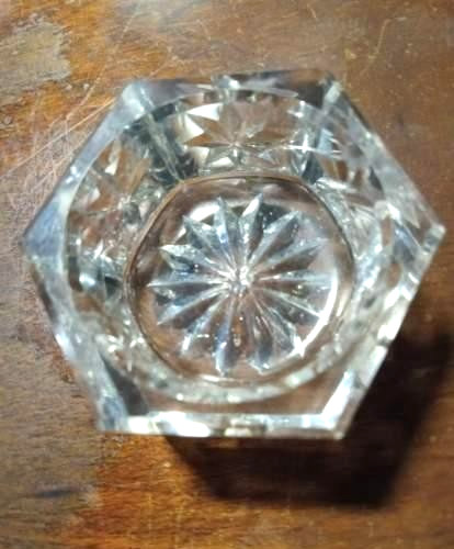 Antique Cut Crystal Open Salt Cellars ( 6 )