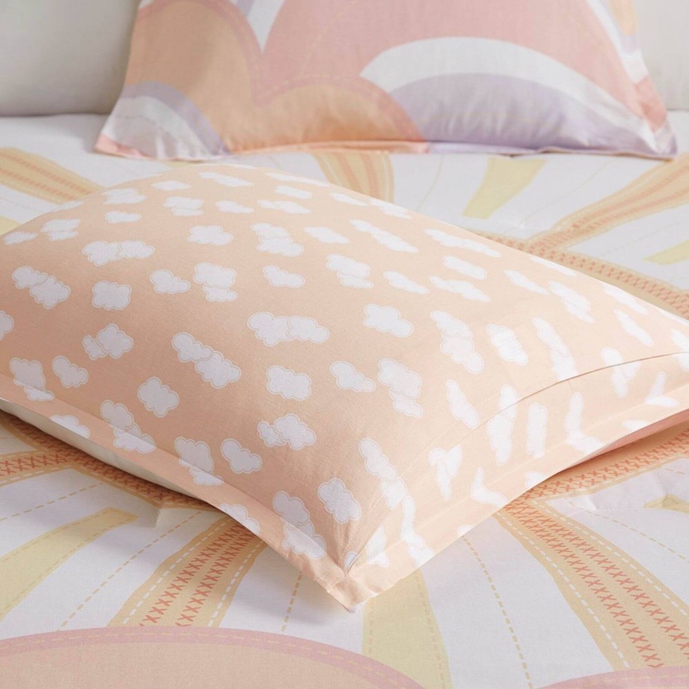 Dawn Sunshine Printed Reversible Comforter Set, Twin