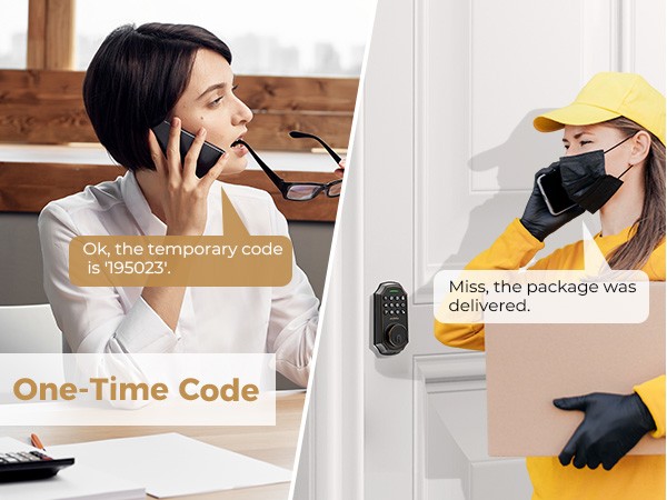 Arpha Smart Keyless Door Lock WiFi Deadbolt Alexa Google App Auto Lock System