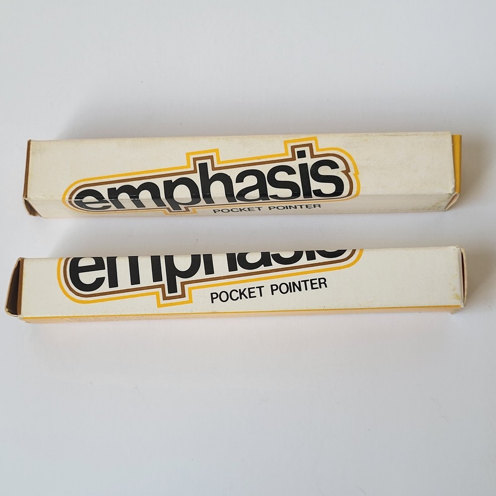 Emphasis Pocket Pointers (2) Telescopic Metal Presentation Arrow Clip Prestolite